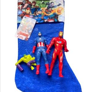New Marvel Christmas Stocking with Bonus Action Figures